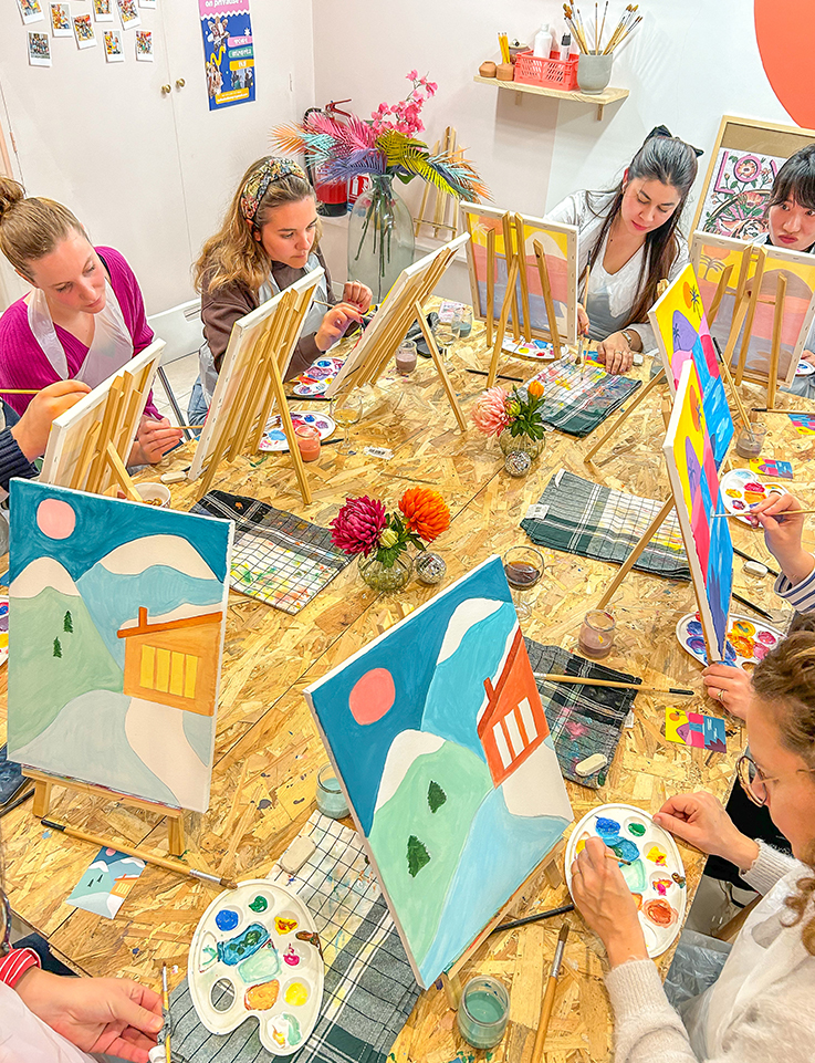 atelier apéro et peinture à aix en provence les expériences way